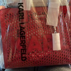 Brand New Karl Lagerfeld Red Bag